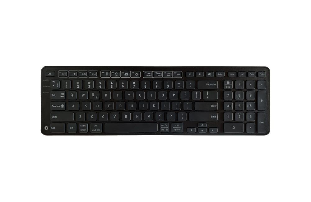 Contour Balance ergonomisch toetsenbord draadloos US bovenaanzicht