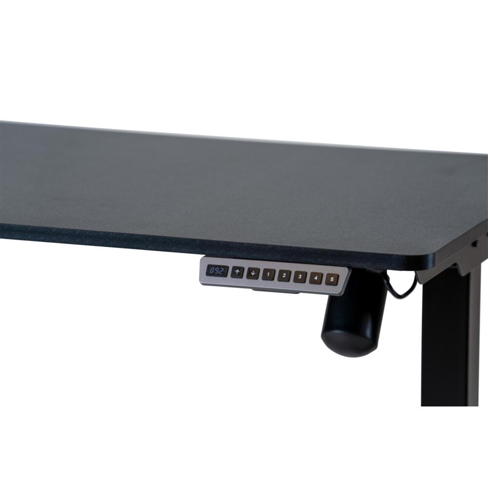 EasyDesk 803 Elektrischer Sitz-Steh-Schreibtisch 120 cm schwarz