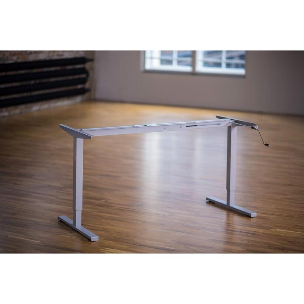 Height Adjustable Desk Ergo2Move Basic silver-grey (Steel)