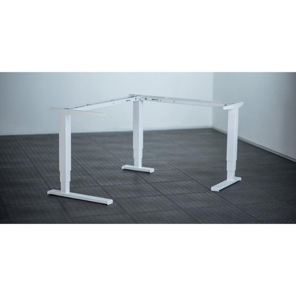 Ergonomischer Sitz-Steharbeitsplatz Ergo2Move Vertex 90° weiß (Steel)