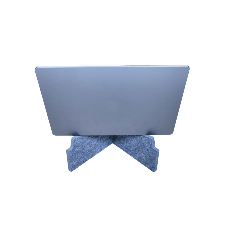 Ergowork Circulaire Laptopstandaard Laag achterkant