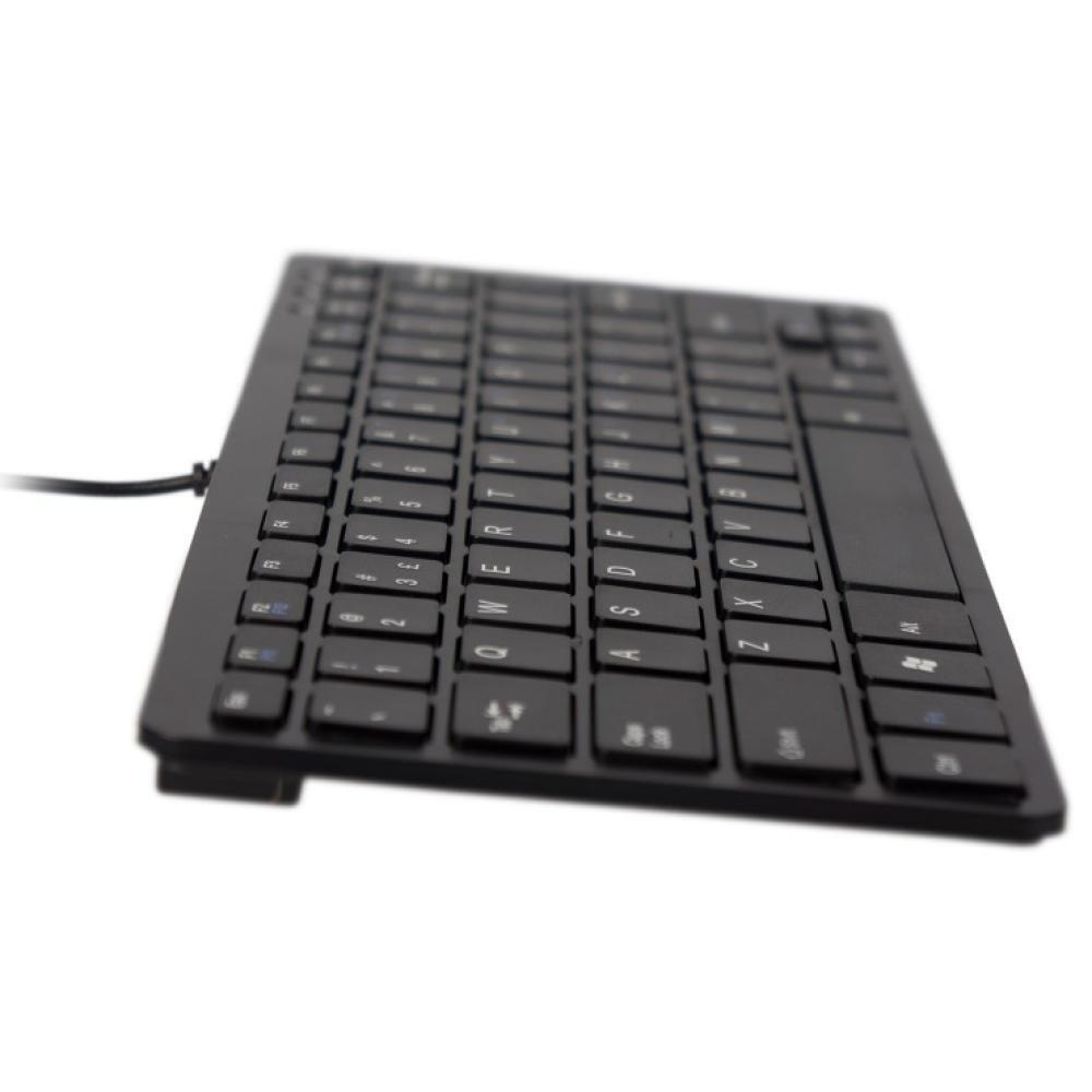 Ergo Compact mini toetsenbord US zwart