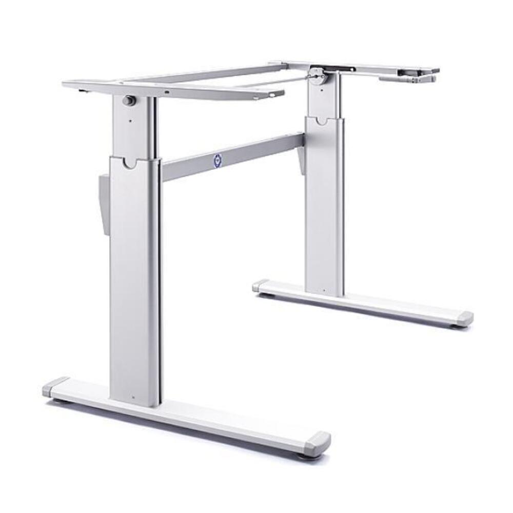 ErgoDesk Basic Höhenverstellbares Schreibtischgestell silber