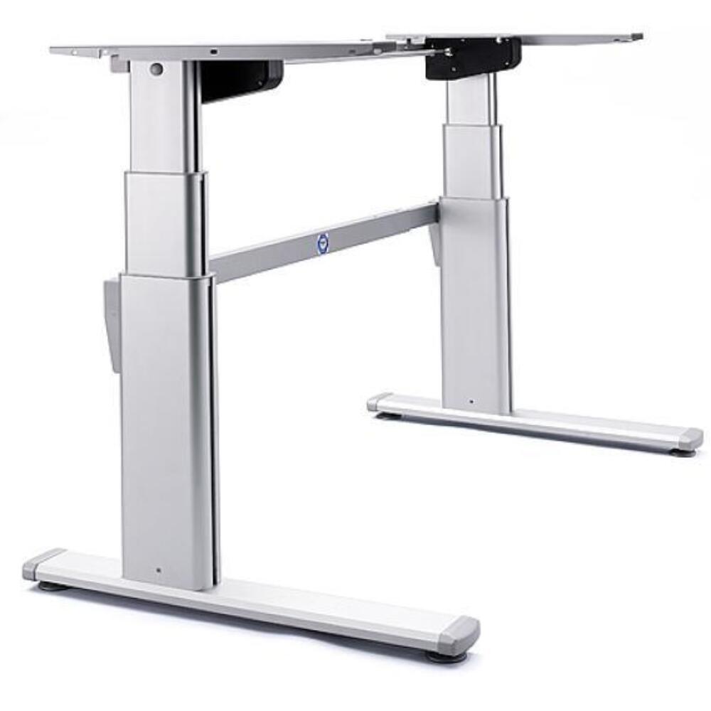 ErgoDesk Pro-2 Elektrisch Höhenverstellbares Schreibtischgestell silber