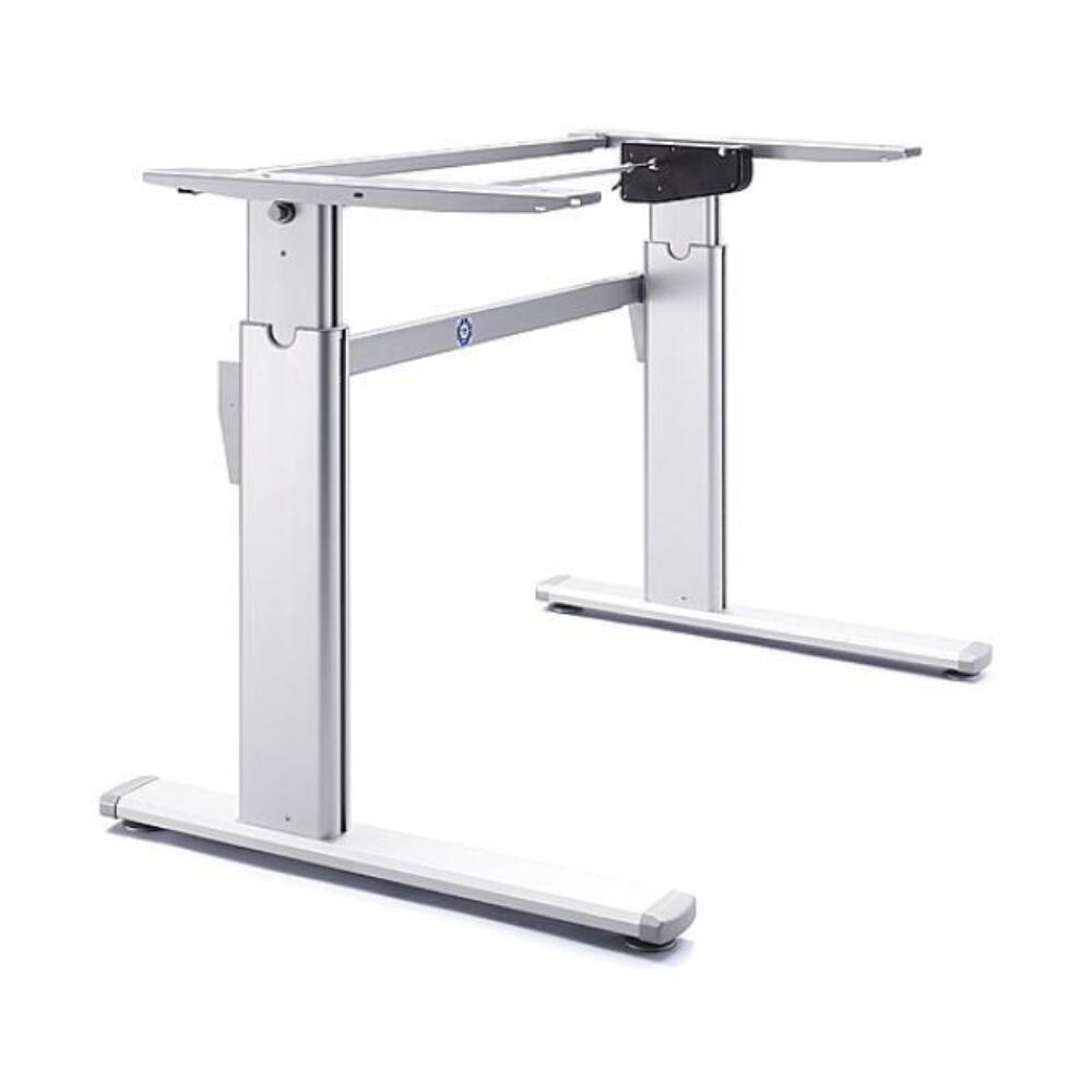 ErgoDesk Pro Elektrisch Höhenverstellbares Schreibtischgestell silber