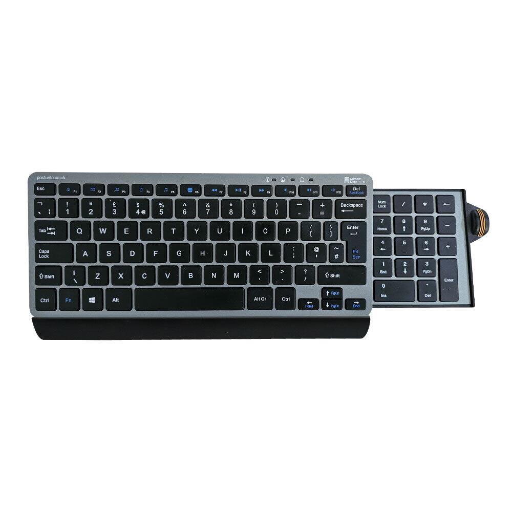 uitschuifbaar numeriek van de Ergo Slide Compact mini toetsenbord US