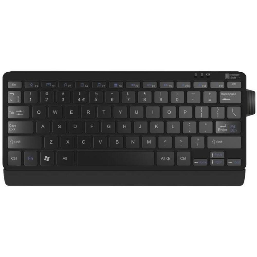 ErgoSlide Compact mini toetsenbord bedraad US zwart