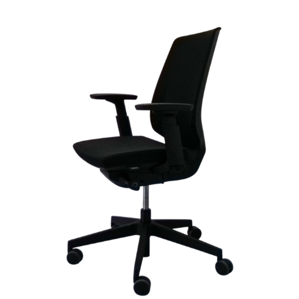 Ergonomiczne krzesło biurowe ErgoPrime 100 – Czarne