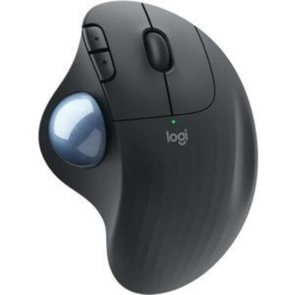 Logitech M575 trackball muis draadloos rechtshandig zwart