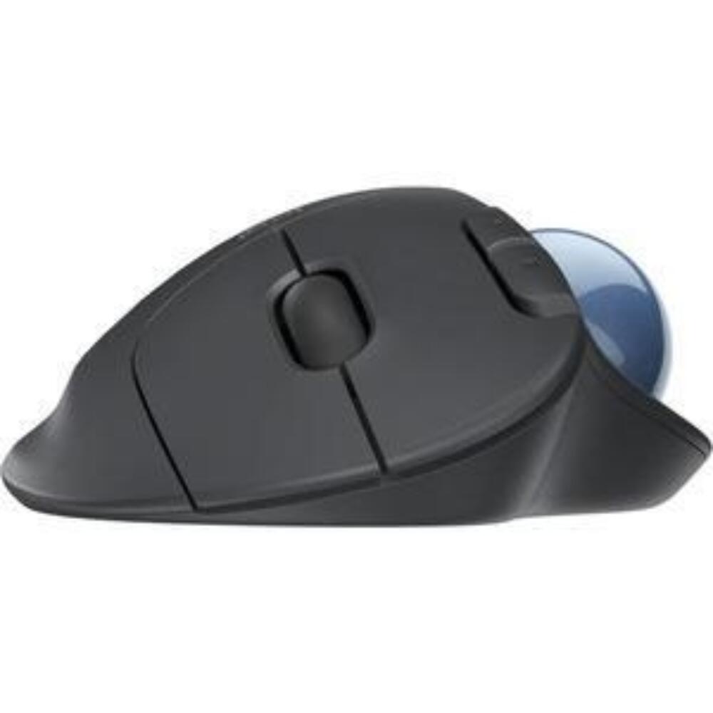 Logitech M575 trackball muis draadloos rechtshandig zwart