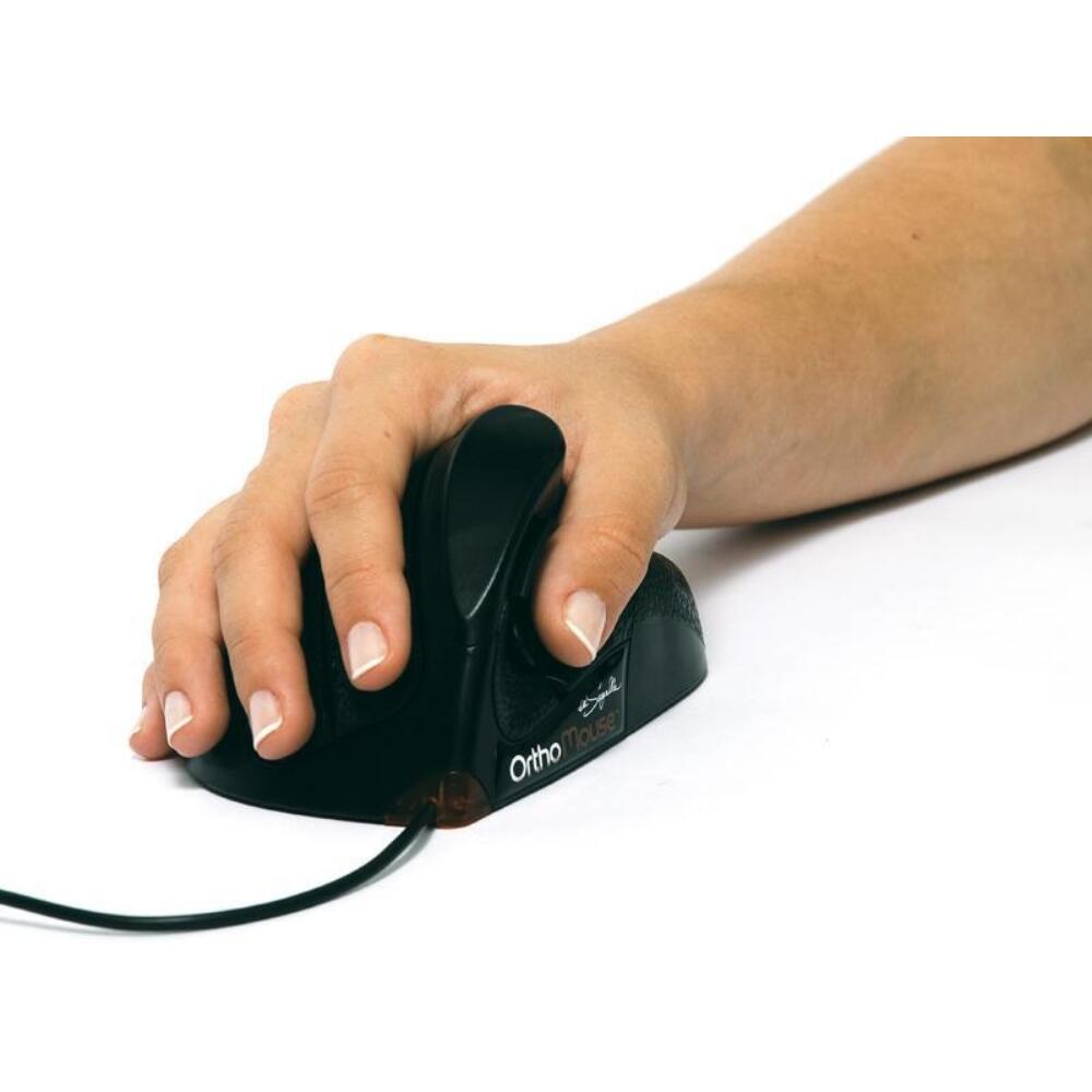 Ergonomic mouse | Orthomouse | Black | Wired | Right-Handed