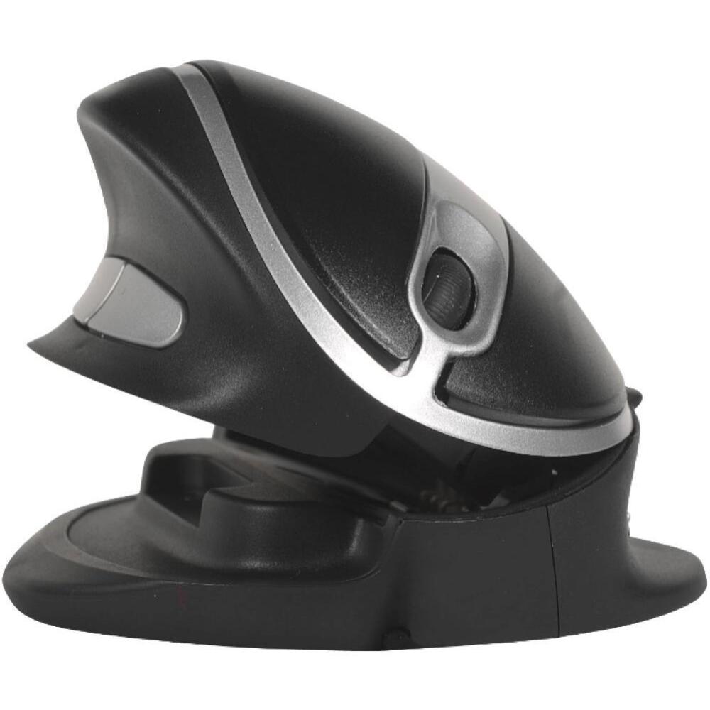 Ergonomic mouse | OysterMouse | Black | Silver | Wireless | Right- and left-handed