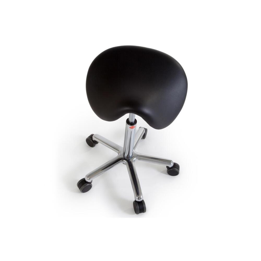 Taburete silla ergonómica grande negro
