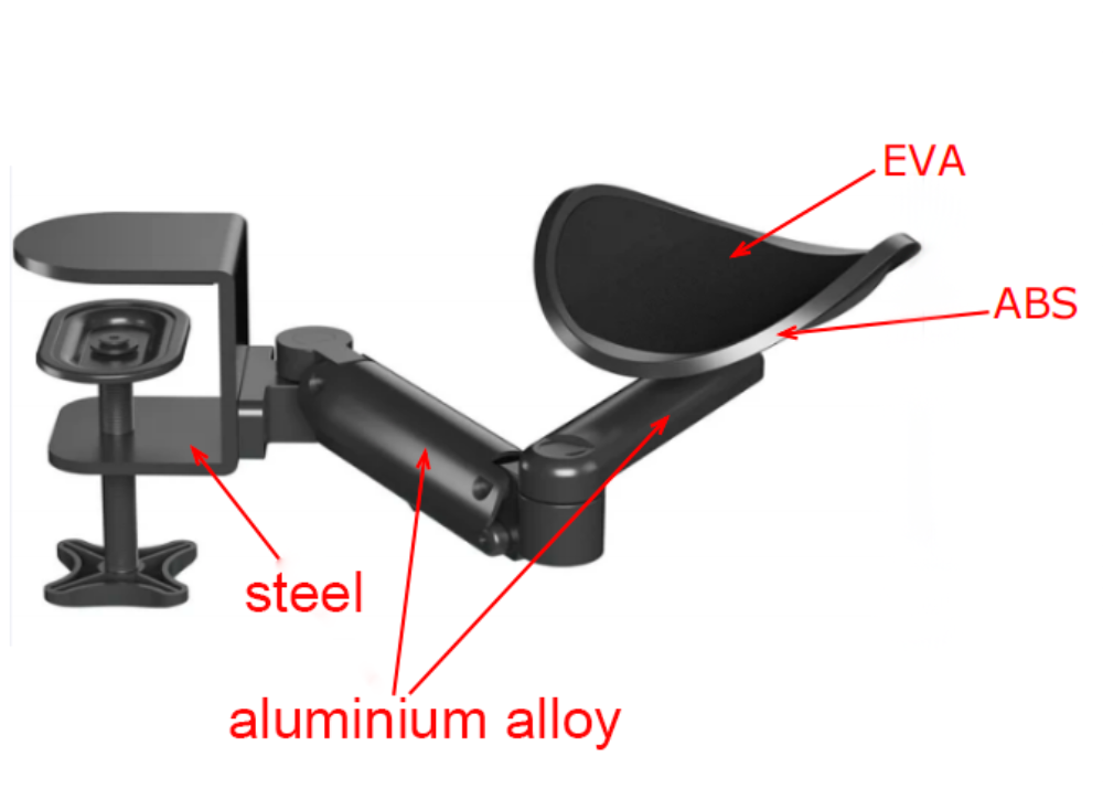 Ergowork Ergorest Medium Czarny
