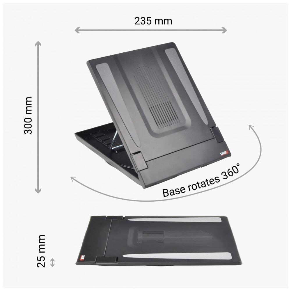 Ergowork Laptophouder Basic 02 afmetingen