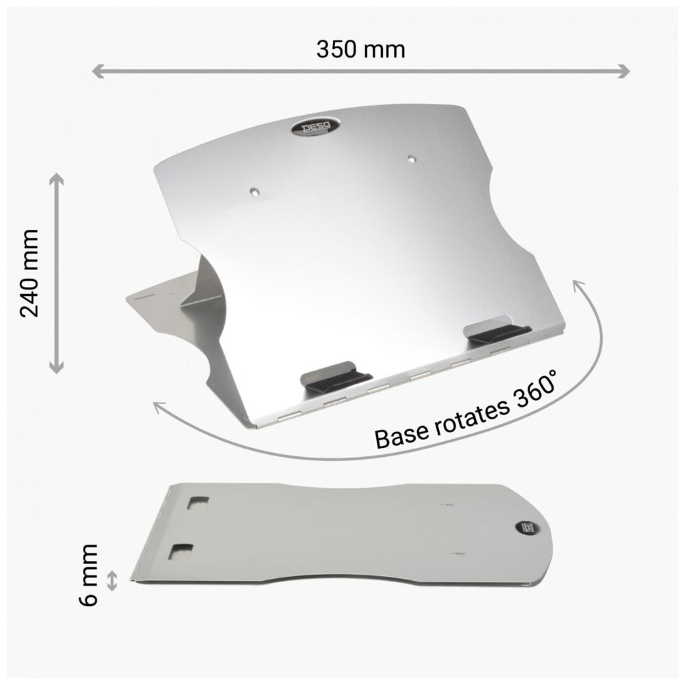 Ergowork Laptopstandaard 360 graden Draaibaar