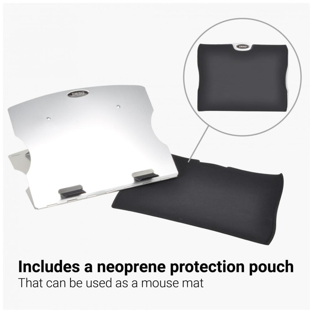 Ergowork Laptopstandaard Draaibaar met hoes