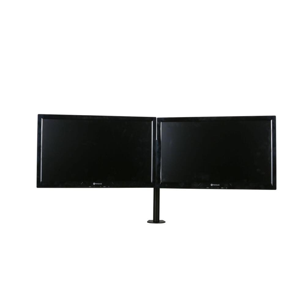 Focus Dubbel Monitorarm zwart