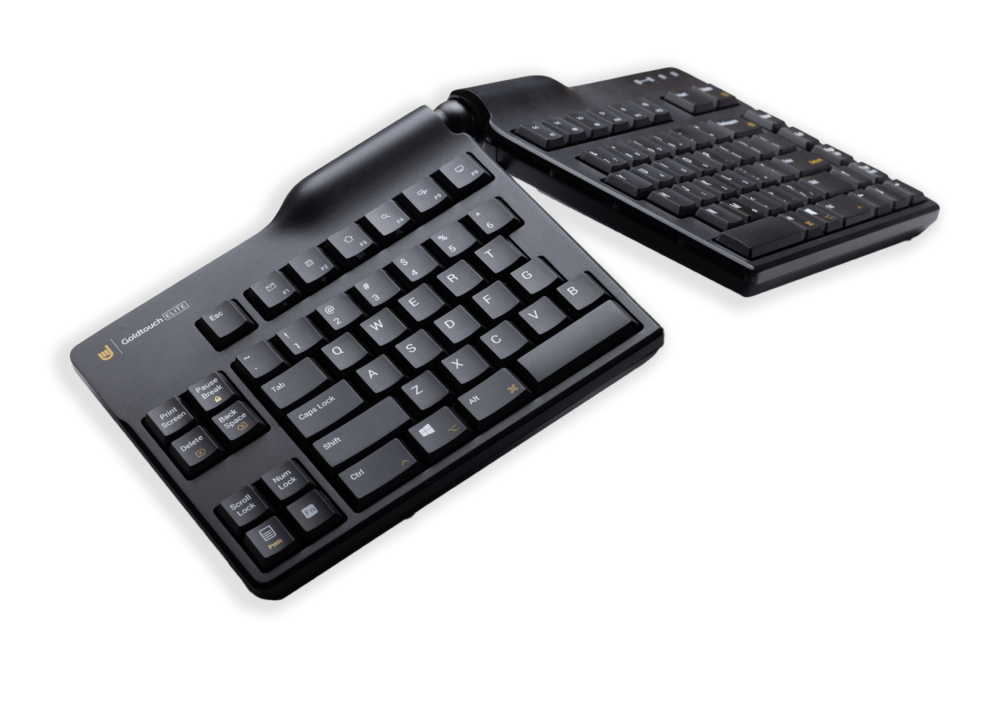 Goldtouch Adjustable V2 – Gesplitst Toetsenbord Zwart QWERTY (US) verstelbaar