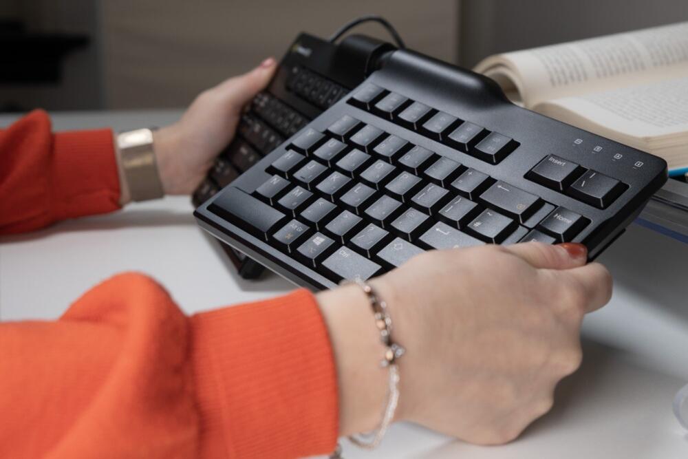 Goldtouch Adjustable V2 – Gesplitst Toetsenbord Zwart QWERTY (US) instelbaarheid