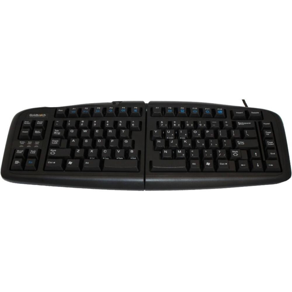 Goldtouch Keyboard USB and PS/2 Black UK