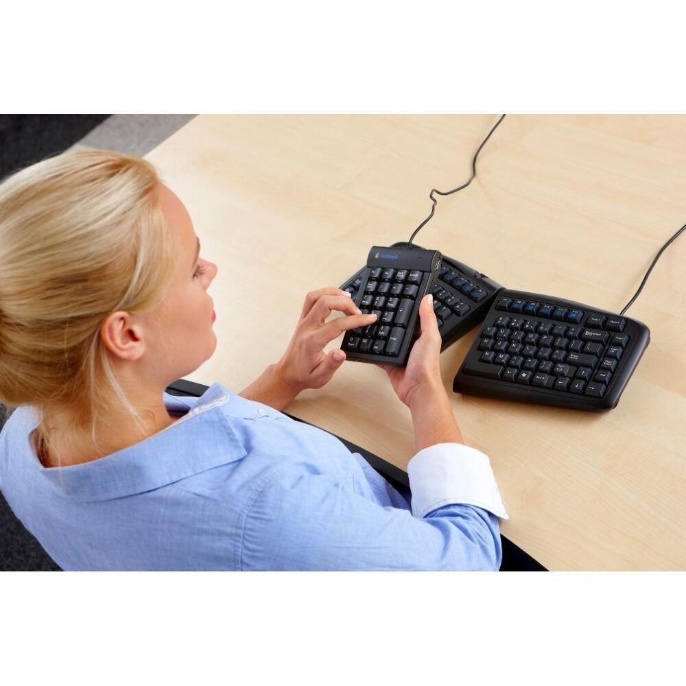Goldtouch Keyboard USB and PS/2 Black DE