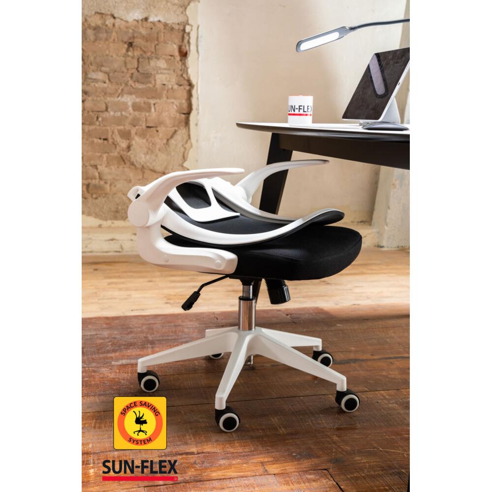 Chaise escamotable Sun-Flex, blanc pur