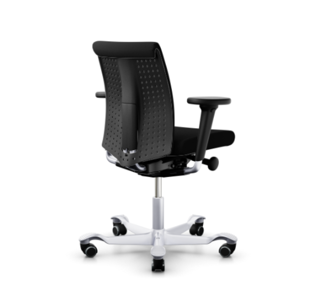 HÅG Creed 6003 Ergonomische bureaustoel – Zwart met Zilver Frame
