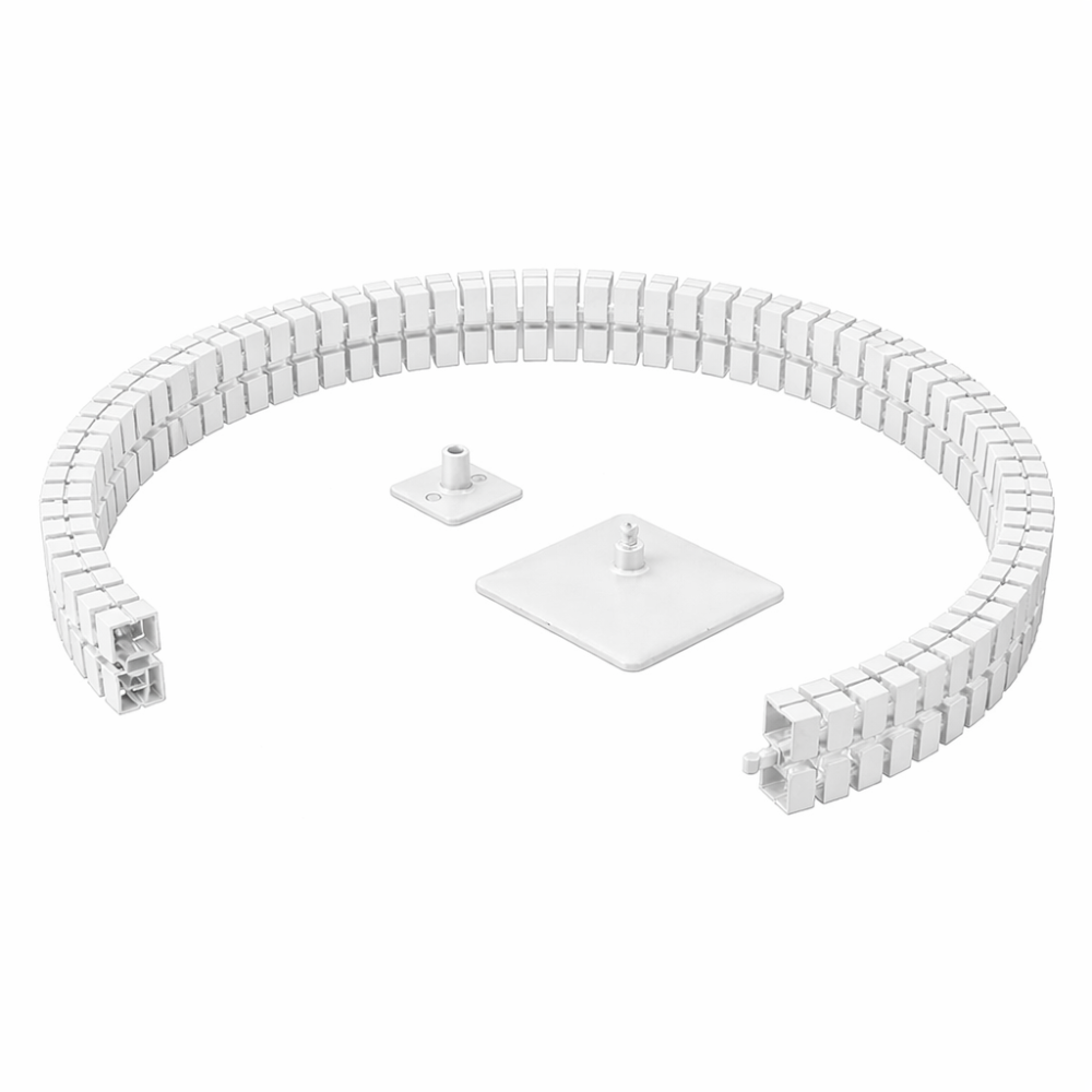 Kabelslang Kuba Slim Line Magnetisch Wit