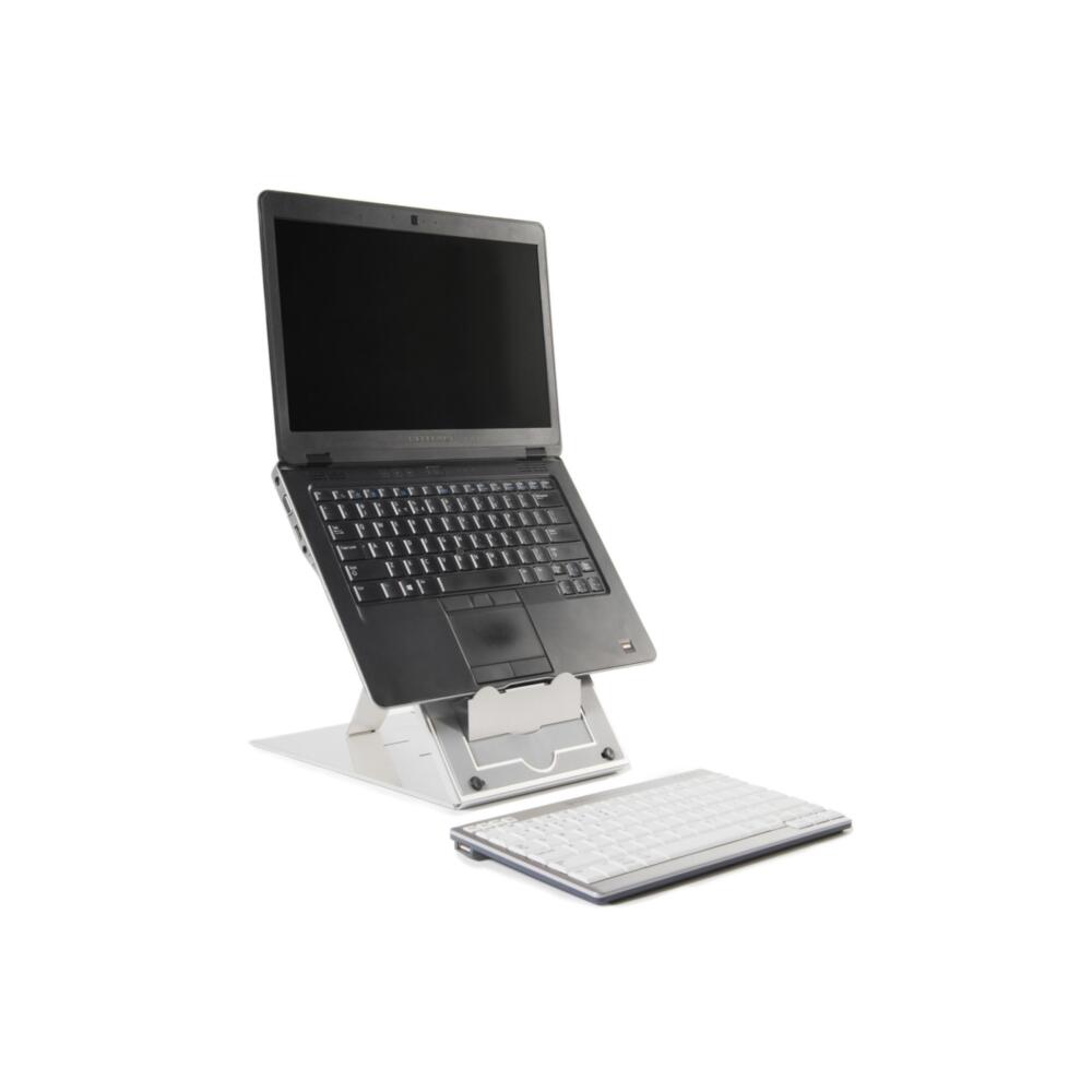 Ergo-Q Hybrid laptopstandaard zilver