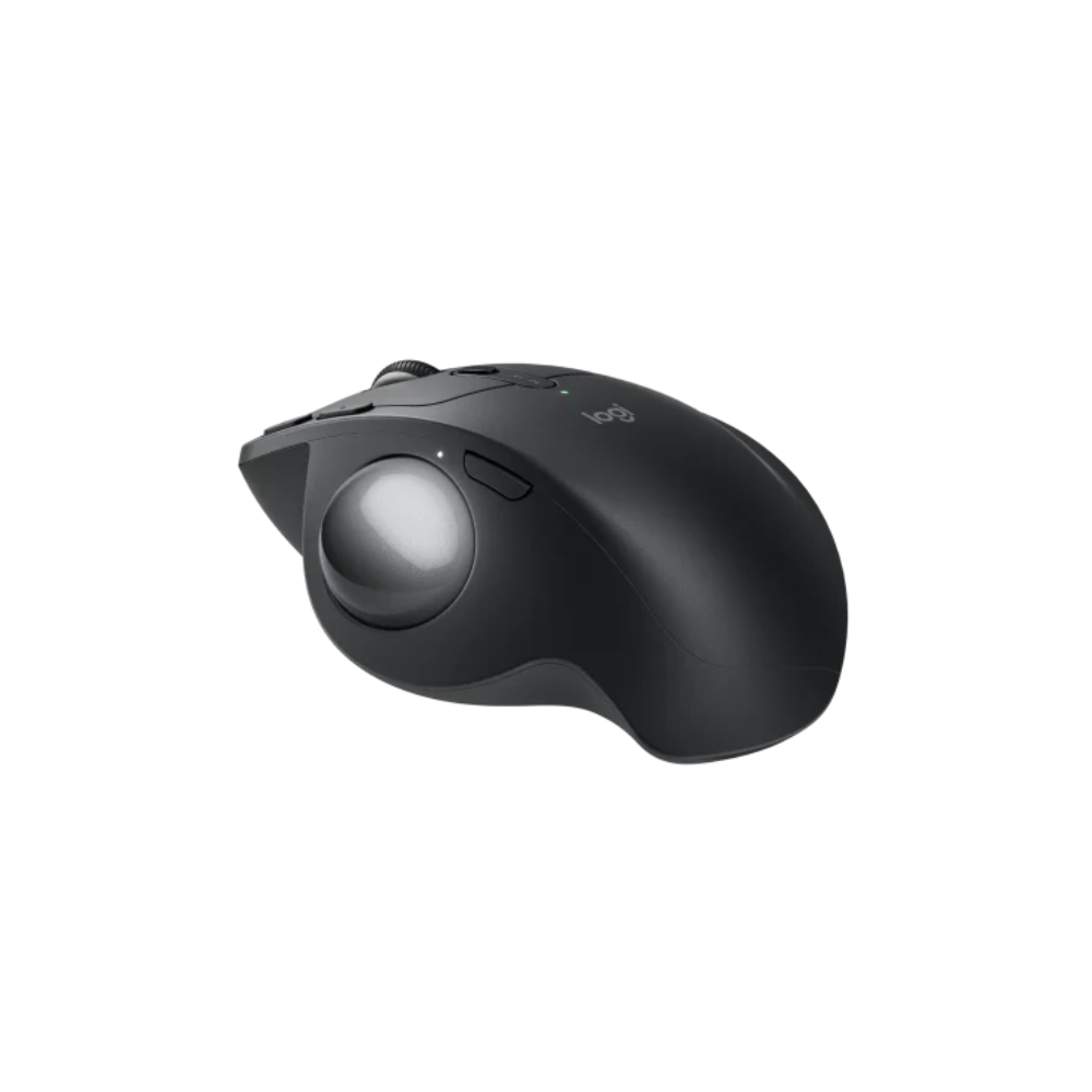 Logitech MX Ergo S Ergonomische Trackball Muis - Rechts - Draadloos achterkant