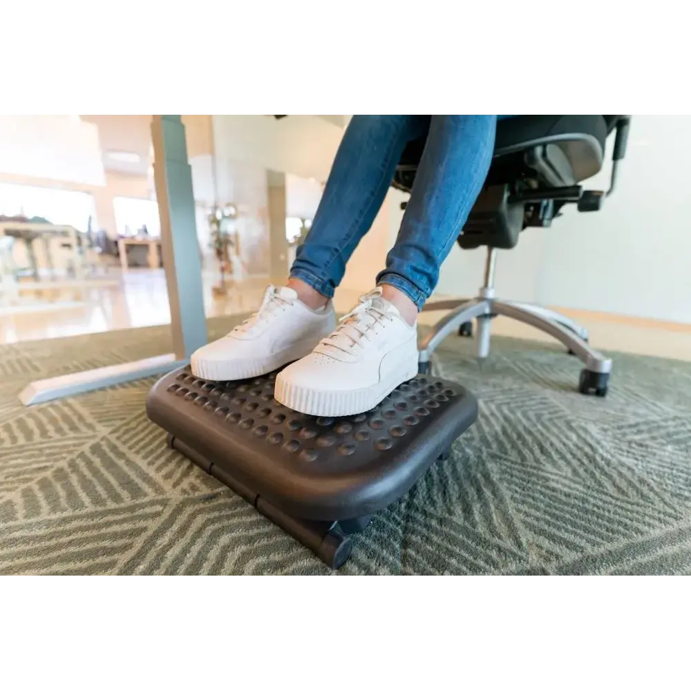 Footrest with Massage Balls, Adjustable Height