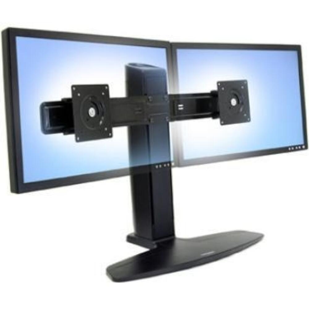 Monitorstandaard Neo Flex Dual Monitor Lift Stand zwart