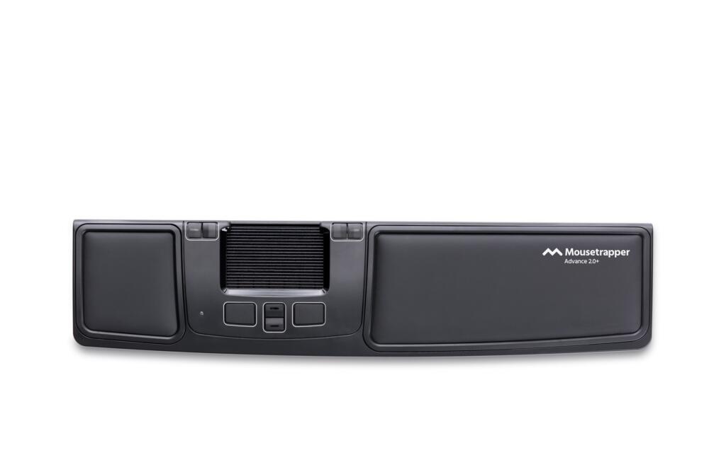 Mousetrapper Advance 2 0 Trackpad Muis Zwart bovenaanzicht