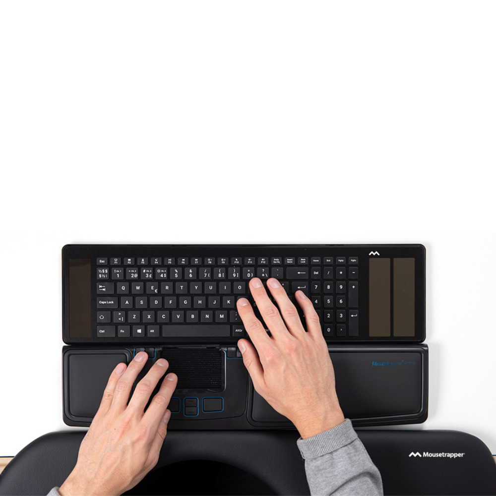 Mousetrapper Armsteun Asymmetrisch TB215 met toetsenbord en muis