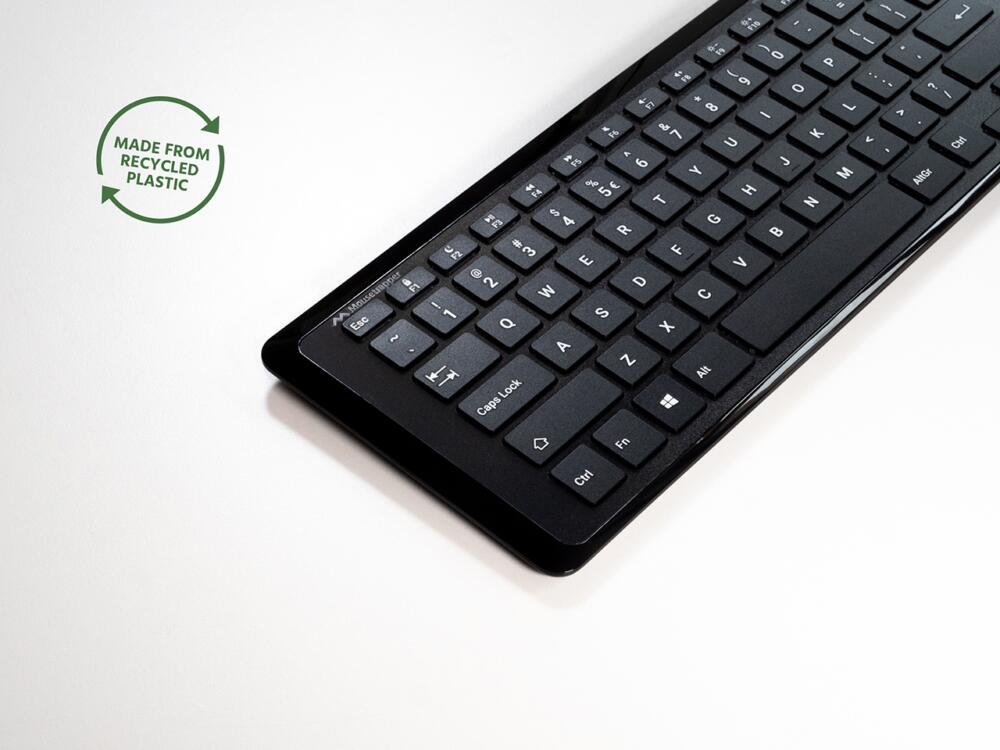 Mousetrapper Type Qwerty MINI toetsenbord US layout gerecycled plastic