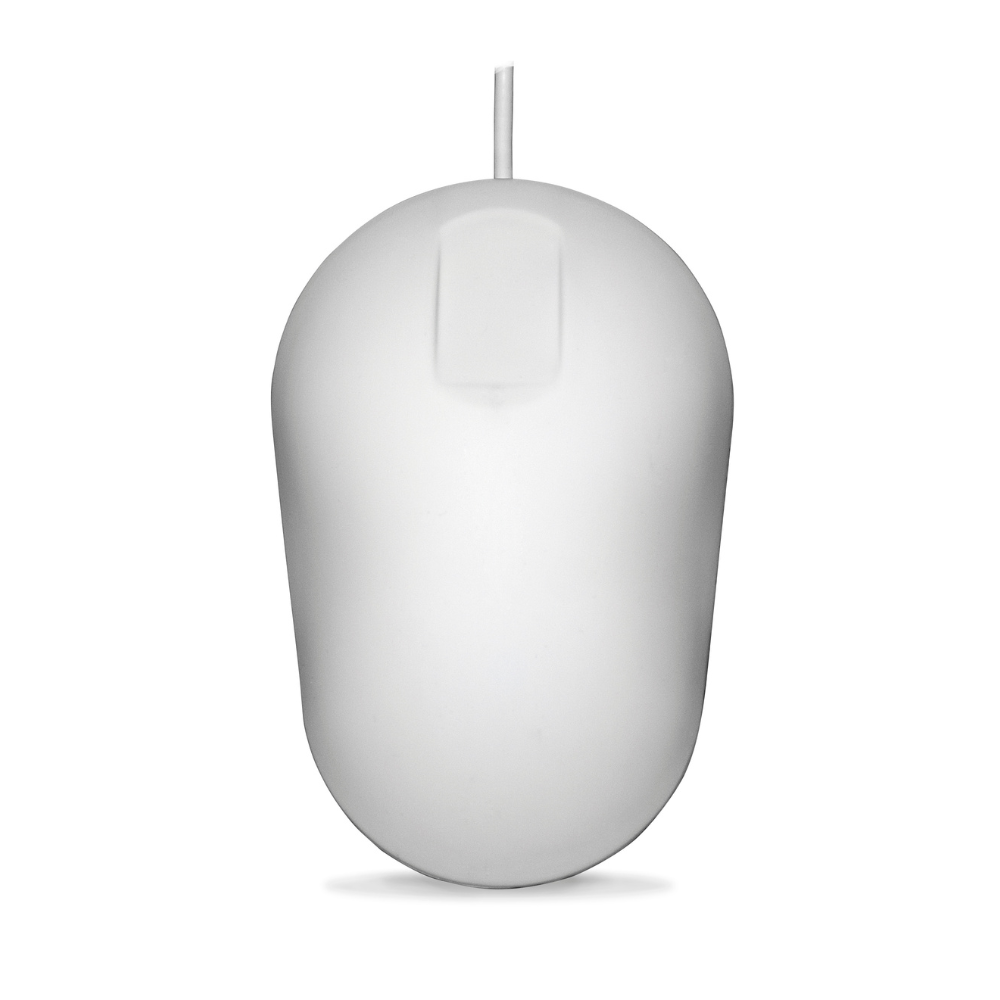 Purekeys medische muis bedraad wit bovenaanzicht
