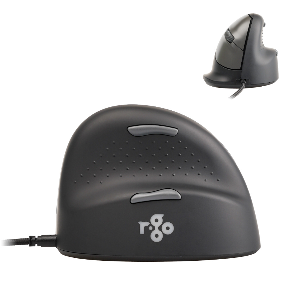 R Go HE Break Mouse Small Rechts Bedraad binnenkant en voorkant