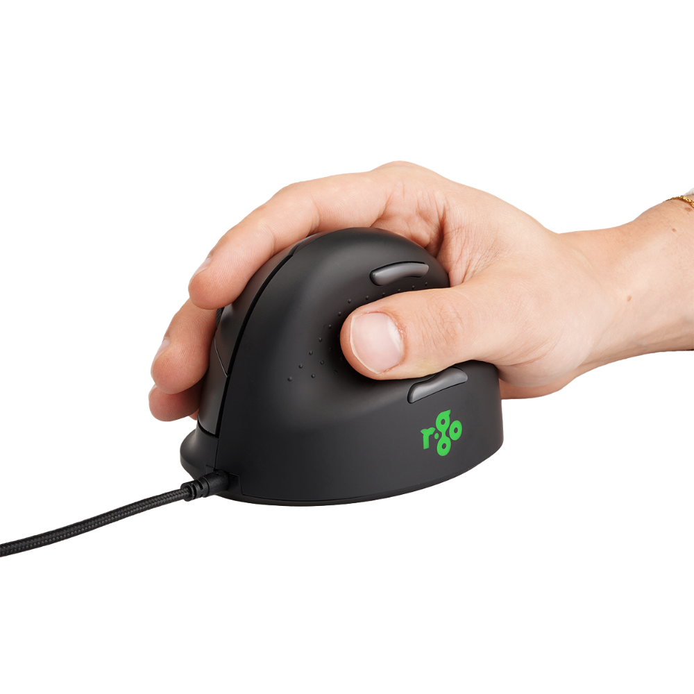 R Go HE Break Mouse Small Rechts Bedraad in de hand