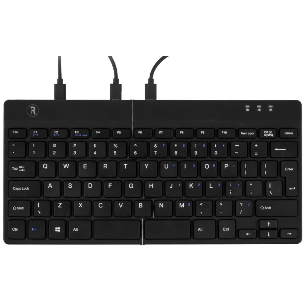 R-Go Split ergonomische Tastatur schwarz BE Azerty