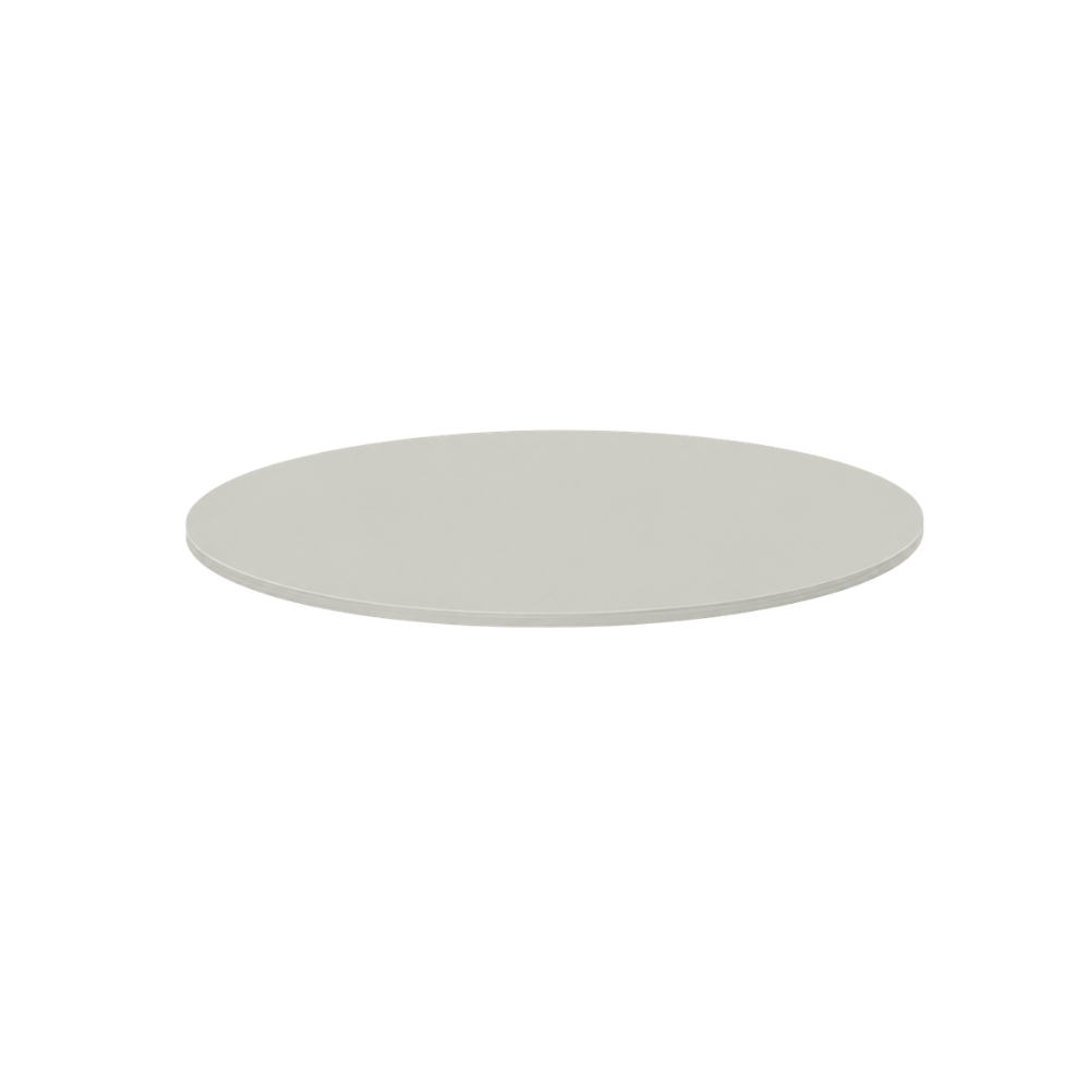 Plateau de table rond gris clair Ø80 cm