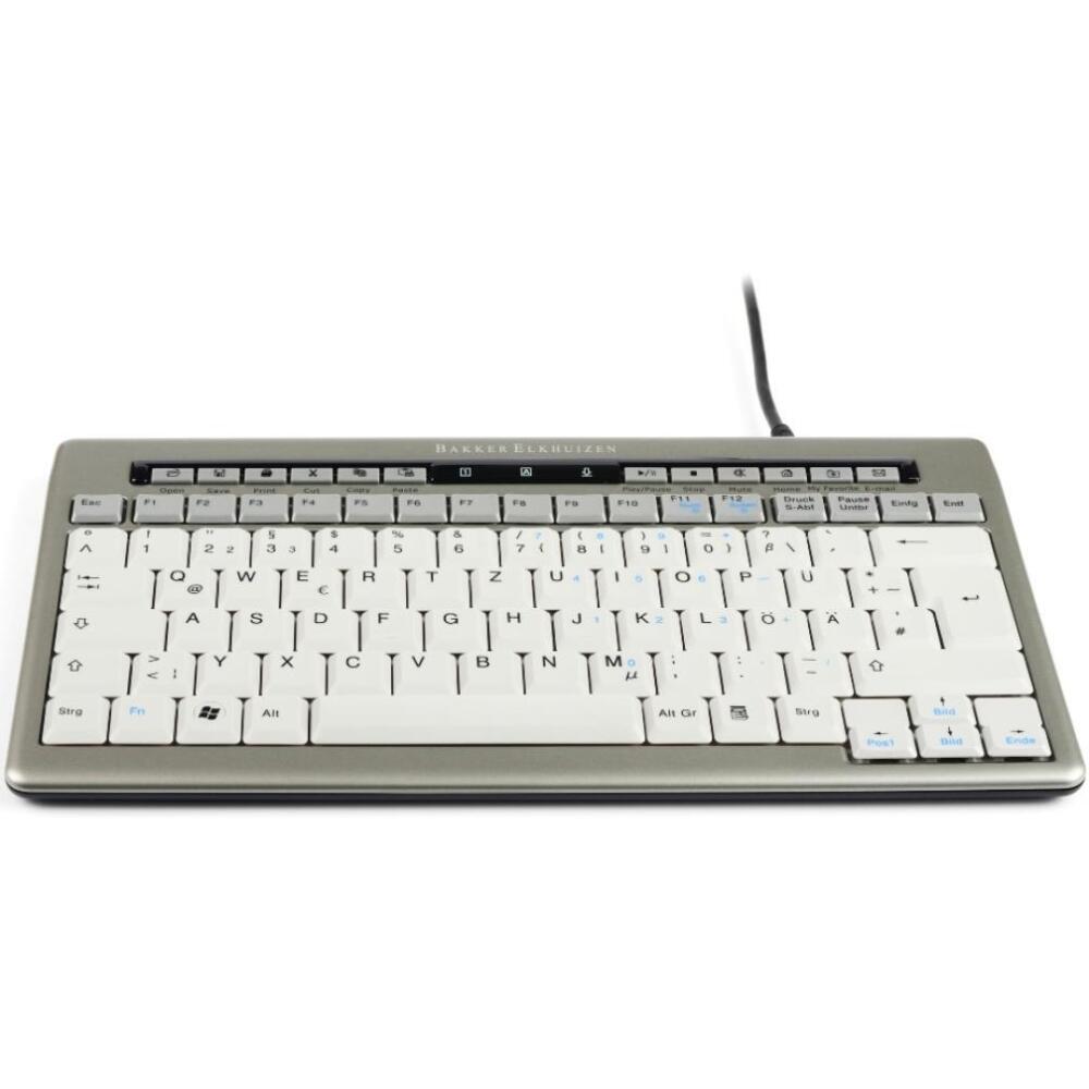 S-Board Set Mini-Tastatur links DE silber
