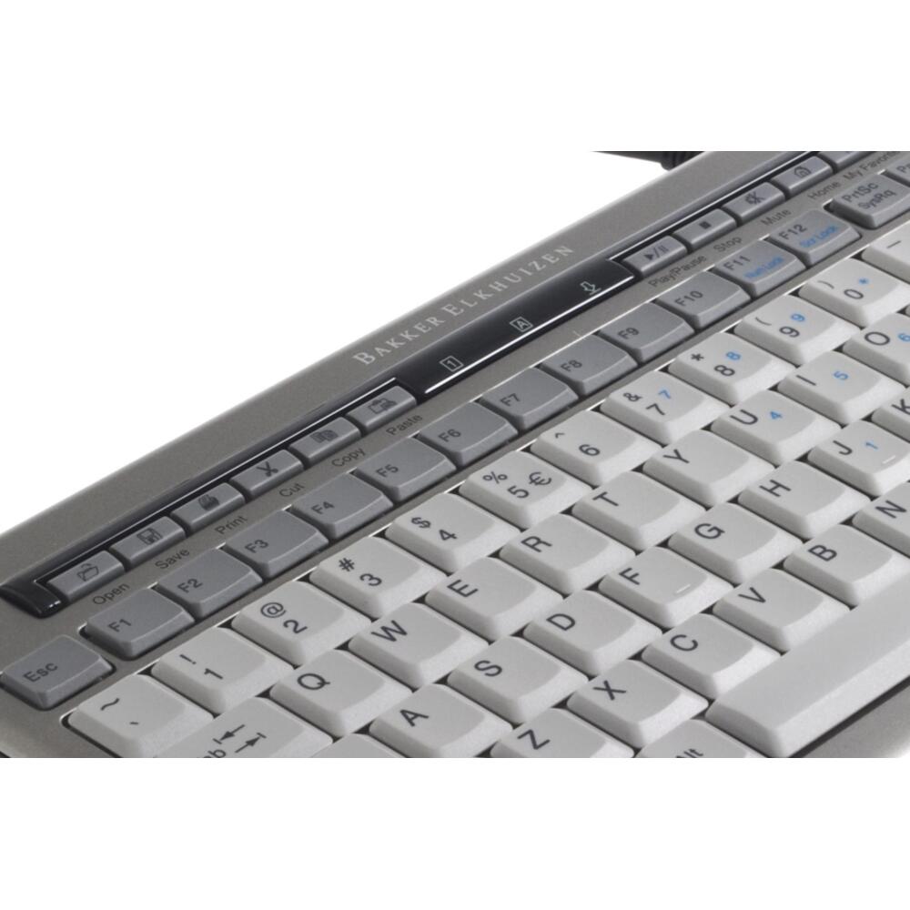 S-board 840 design bedraad mini toetsenbord US zilver