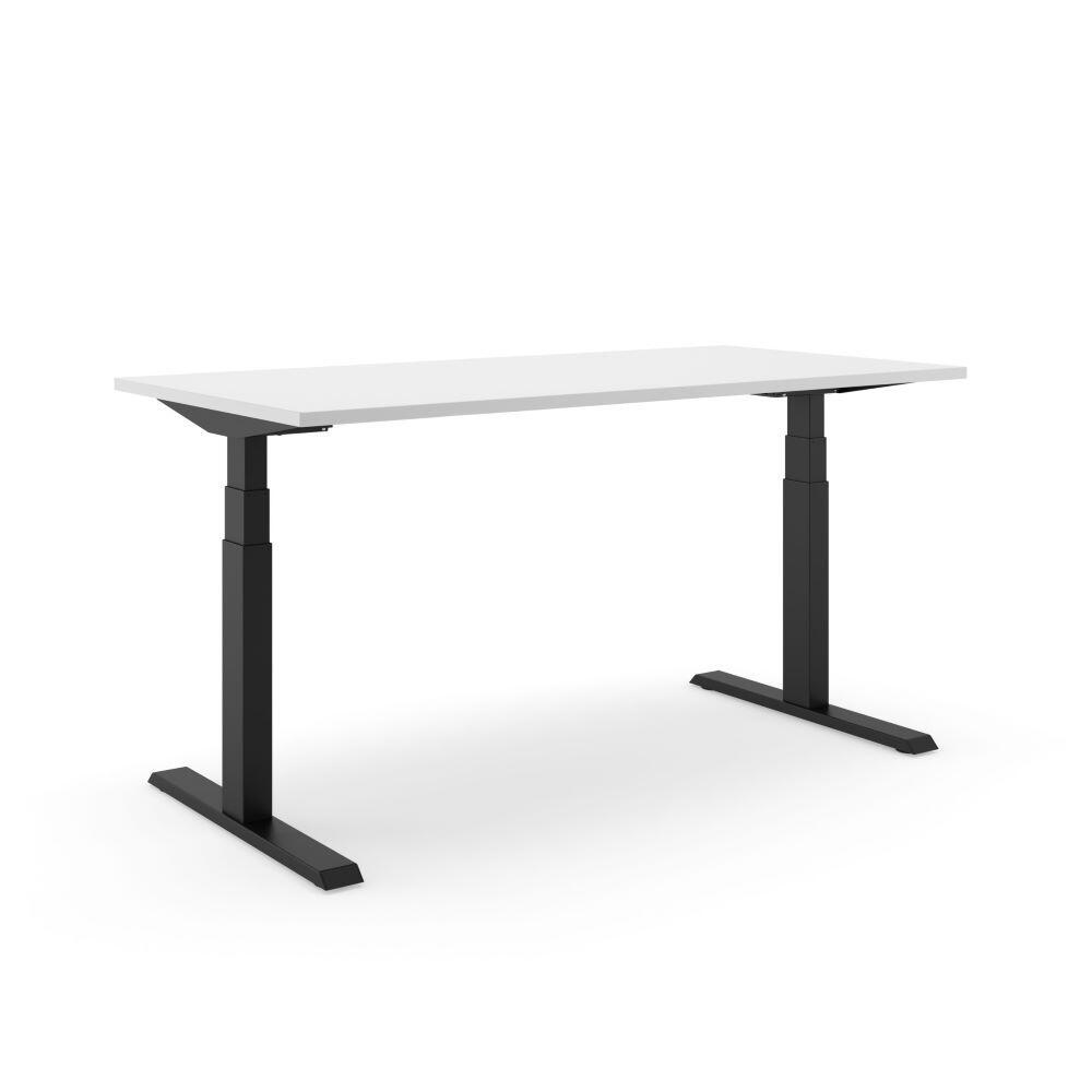 STEELFORCE PRO 670 SLS bureau onderstel zwart met licht grijs blad