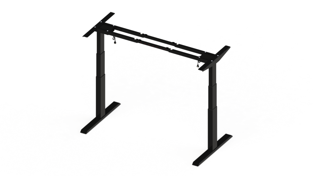 STEELFORCE PRO 670 SLS bureau onderstel zwart verstelbaar