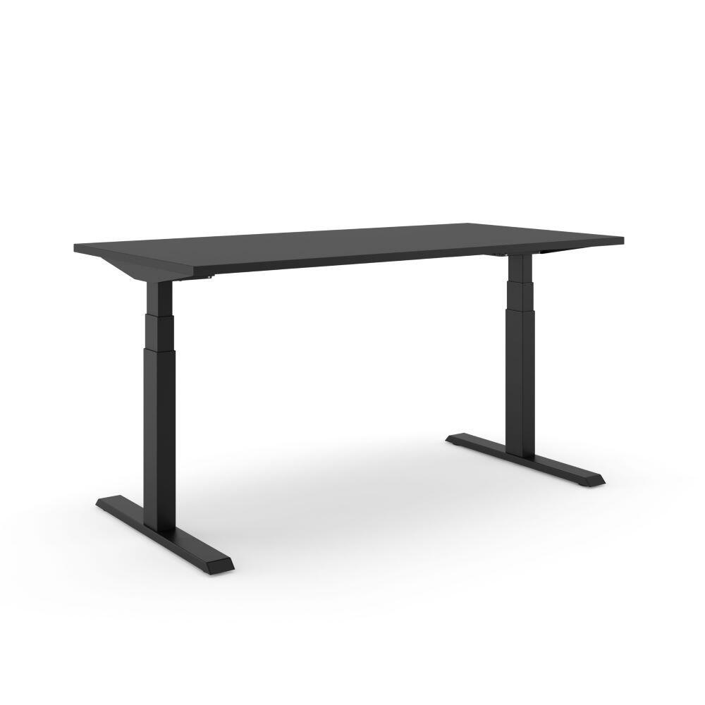 STEELFORCE PRO 670 SLS bureau onderstel zwart met zwart blad