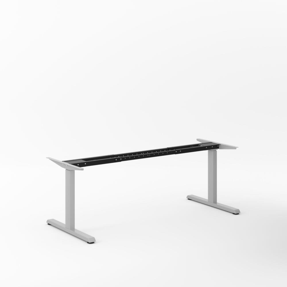 STEELFORCE 1050 Elektrisch Bureau Onderstel Zilver zonder blad