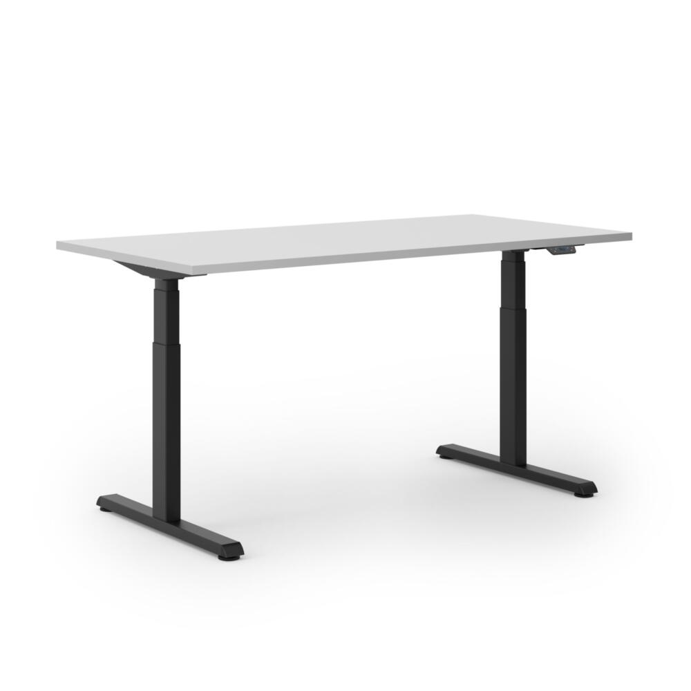 STEELFORCE 1050 Elektrisch Bureau Onderstel Zwart met grijs blad