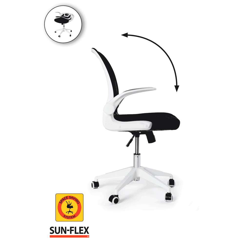 Sun-Flex Hideaway Chair, Reinweiß