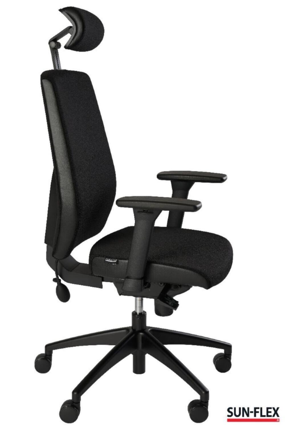 SUN-FLEX®HB ergonomische bureaustoel zwart